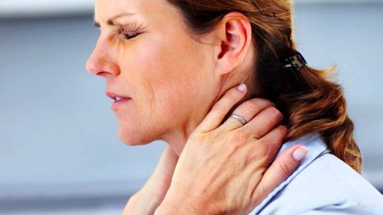 A nyaki hátfájás a nyaki osteochondrosis reflex szindróma