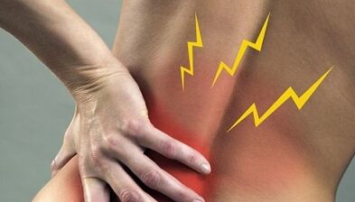 Fájdalom az ágyéki osteokondrózis miatt